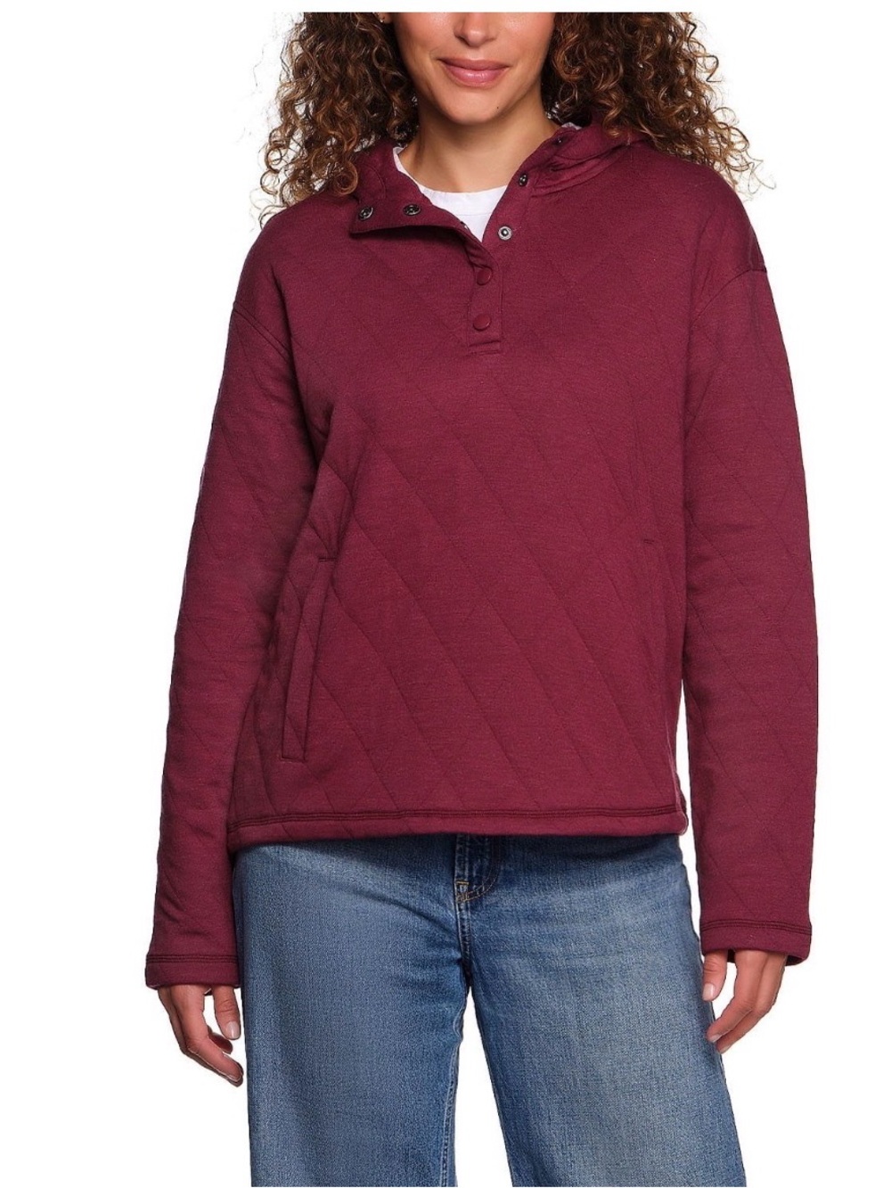 Women’s Lands’ End Quilted Pullover